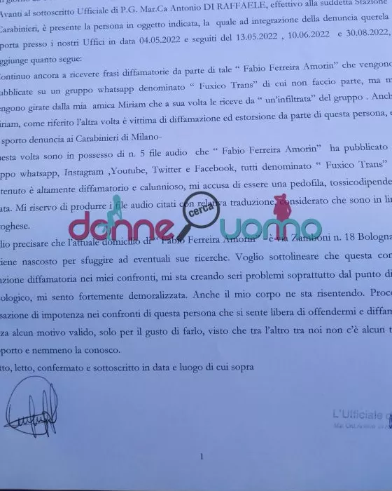 escort.it - ALESSANDRA LEHR TRAV PERICOLOSO fa foto dei cliente poi ricatta loro